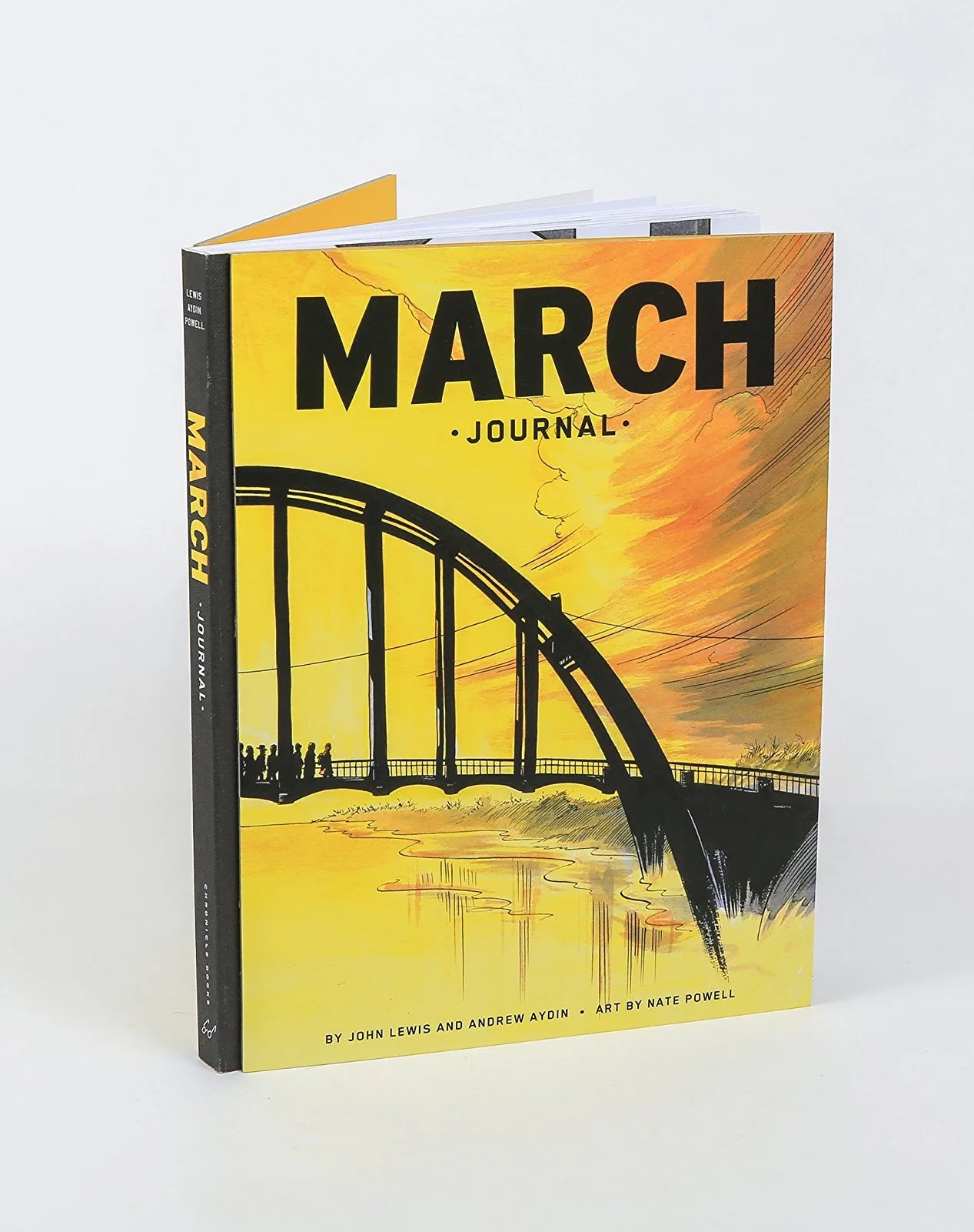The March Journal, based on the graphic novel trilogy by Congressman John Lewis, with Andrew Aydin and Nate Powell