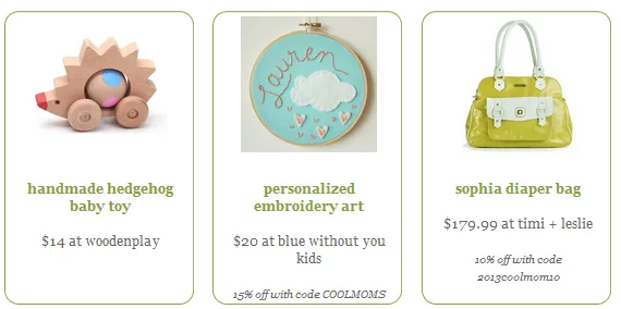 Introducing the 2013 Cool Mom Picks Baby Shower Gift Guide!