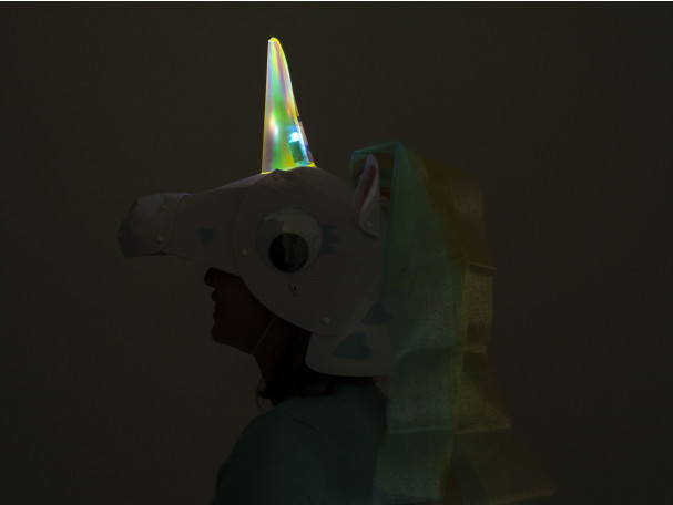 DIY Halloween costume kits from Kiwi Co: Unicorn with a glowing horn