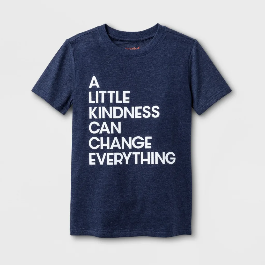 A Little Kindness Tee on sale for back to school for $5 at Target