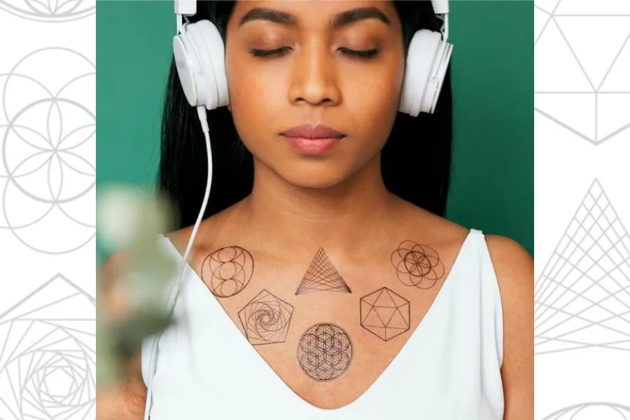 Tattly Sacred Geometry scented tattoos come with guided meditations from Sarah Auster