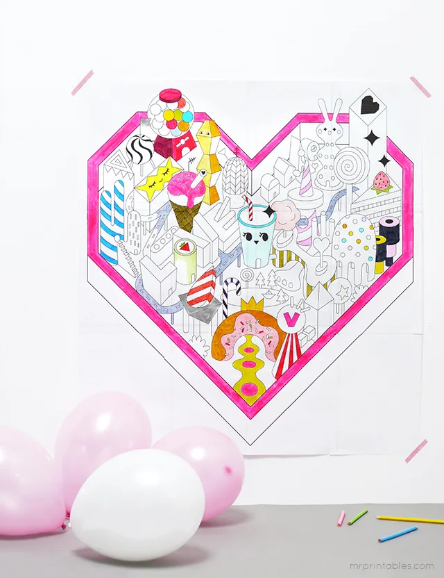 Valentine Candyland printable