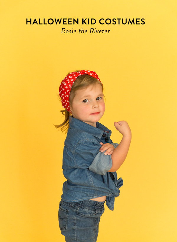 No-sew Halloween costumes: Rosie the Riveter No-Sew Costume | Say Yes