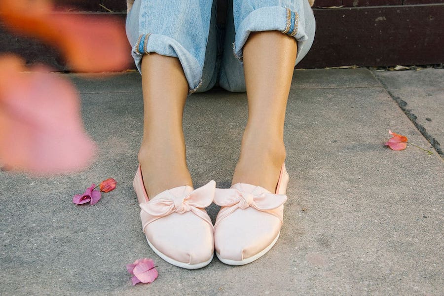 Toms Grosgrain Women's Bow Alpargatas for spring