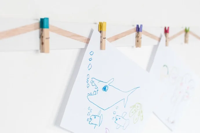 5 creative ways to display your kids' art, because there's so much of it.