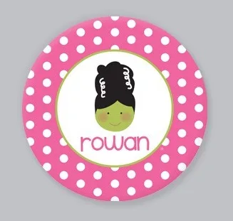 Personalized Halloween plates that kids will love using all year long