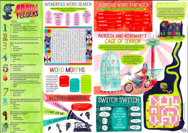 Aquila children's magazine: Games page
