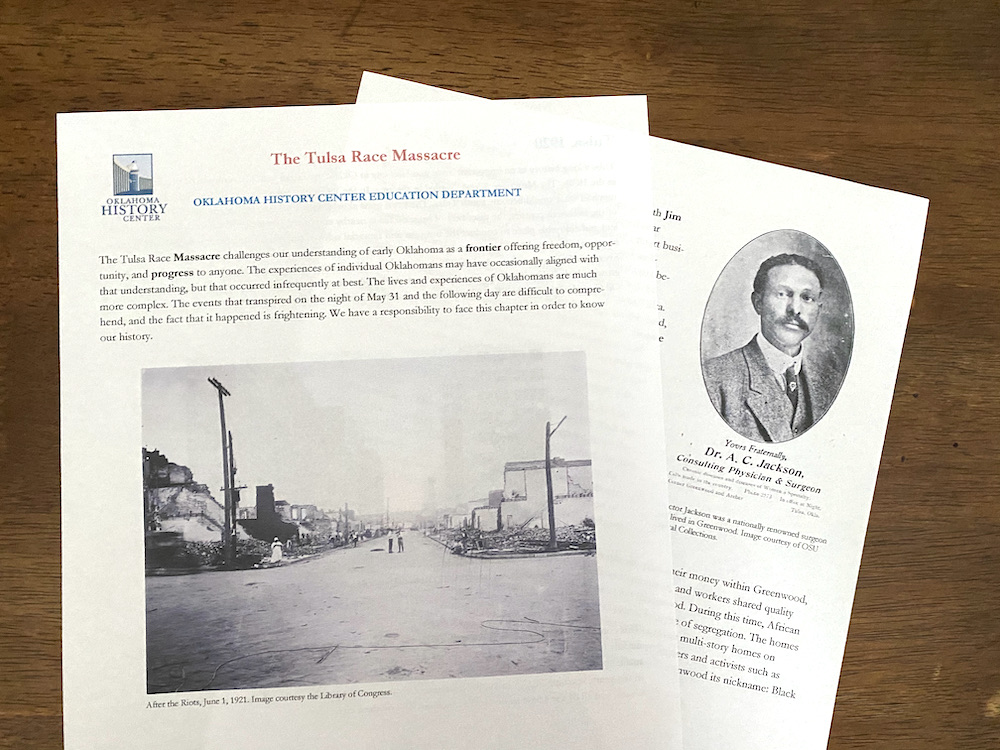 Resources to teach kids about the Tulsa Race Massacre: The 1921 Tulsa Race Massacre Centennial Commission has created curriculum for teens