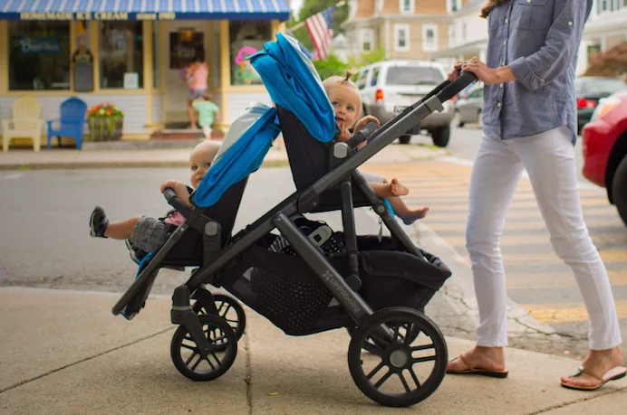 Great gift ideas for second babies: The UppabBaby Vista Double Stroller is a worthy splurge!