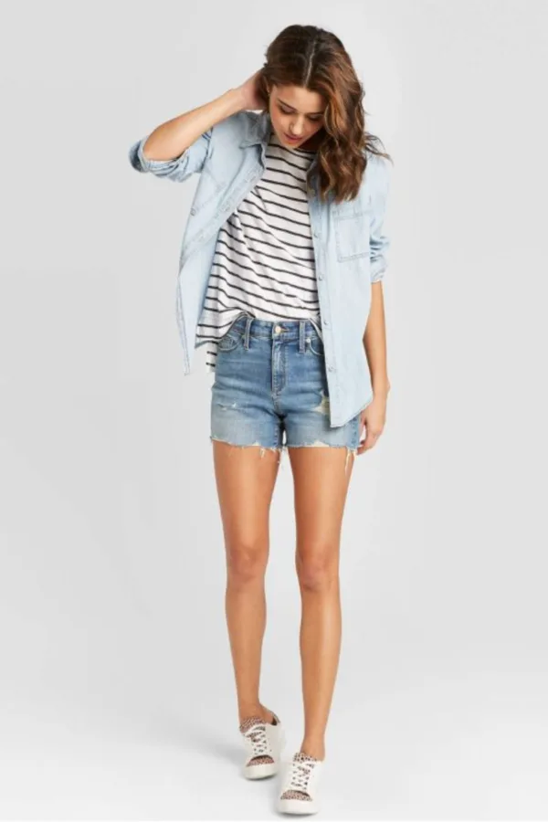 Our favorite jeans shorts from Target: Universal Thread