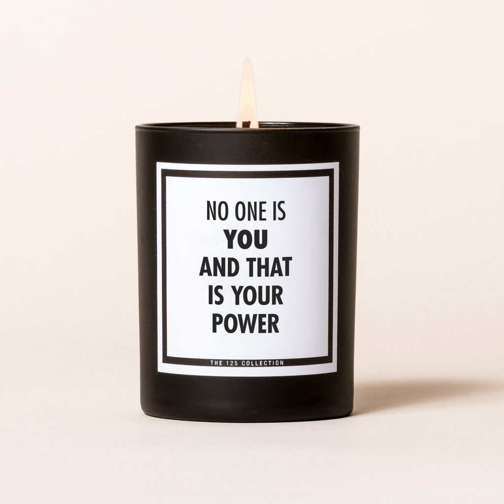 Inspirational candles from 125 Collection: Mother's Day gift ideas for stepmothers and mothers-in-law