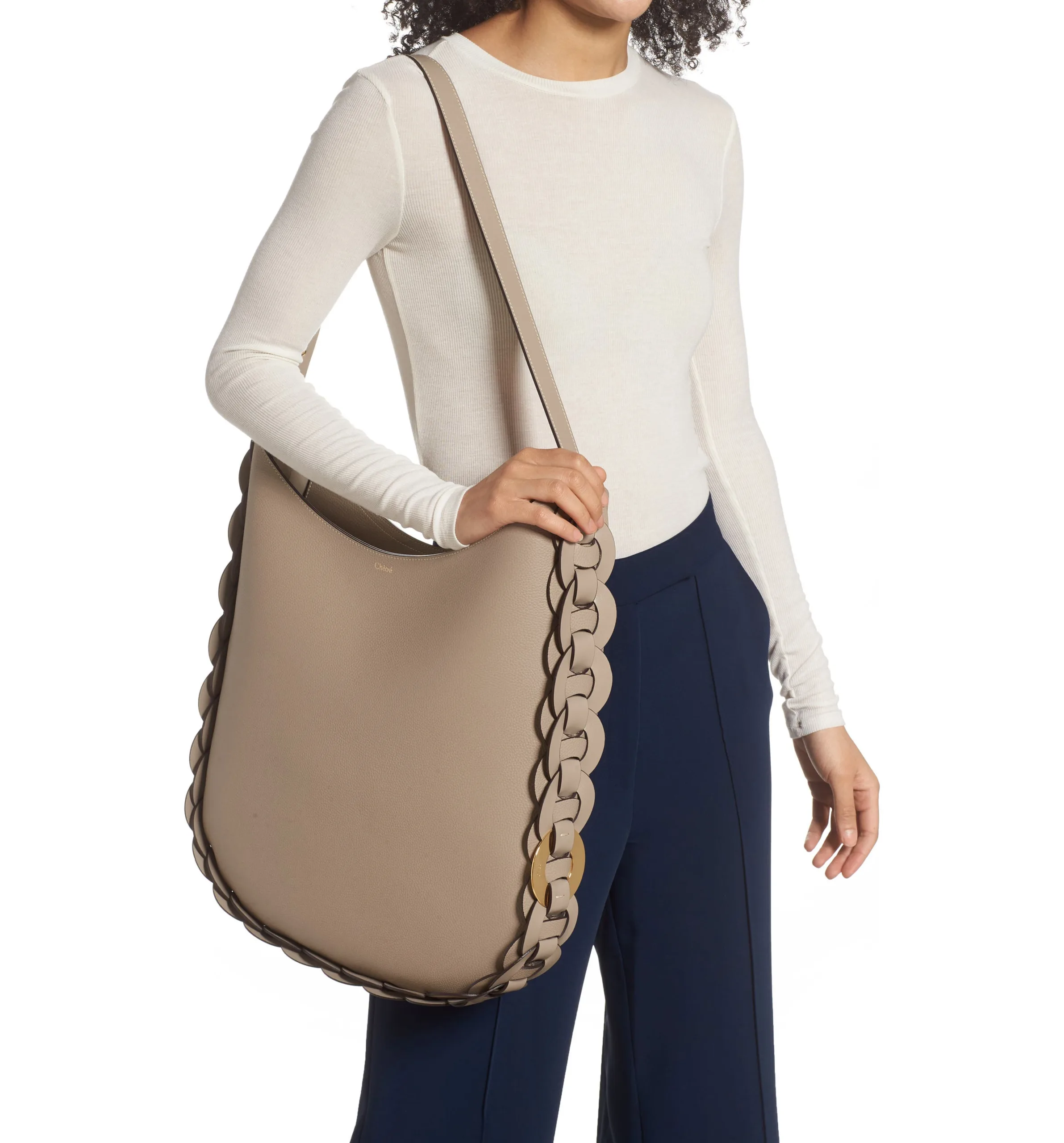 oversized bags for spring and summer: For a splurge, this large hobo from Chloe is amazing