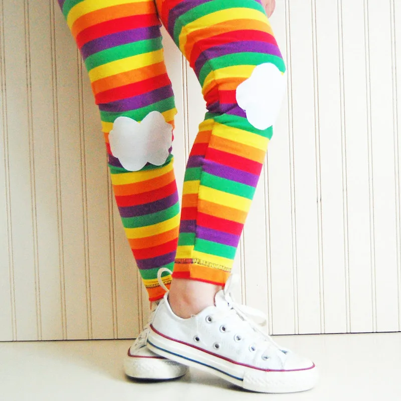 Kids' rainbow leggings by The Trendy Tot