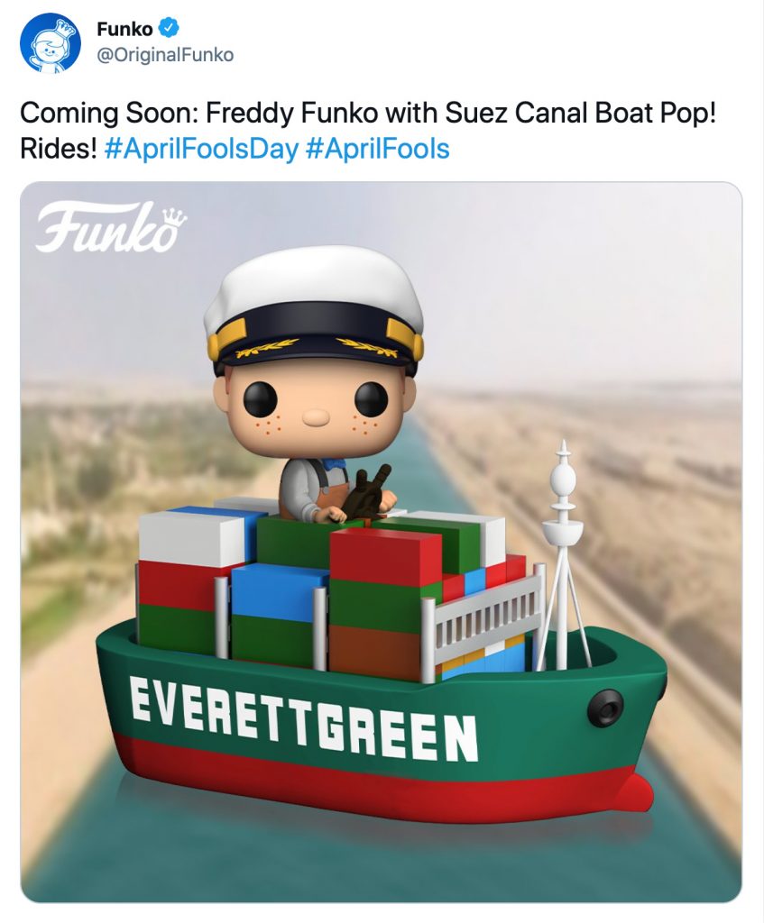 Funko April Fool's Joke on twitter