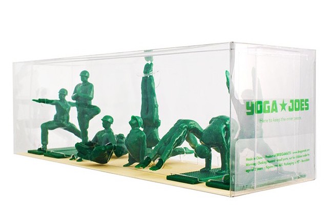 17 irreverent stocking stuffers: Yoga Joes for your favorite peace lover