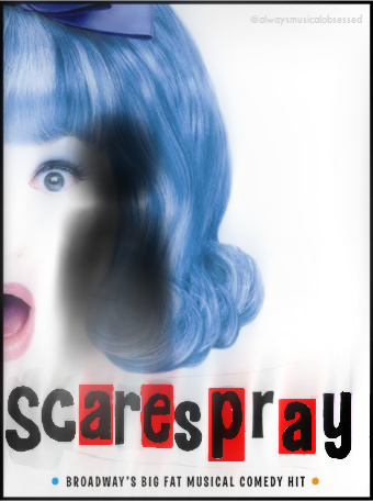 Broadway Halloween parody posters: Hairspray © alwaysmusicalobsessed on Instagram