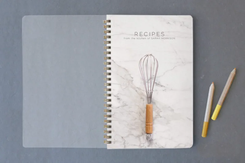Mother's Day personalized gifts for grandmothers: Custom recipe book by Jenna Kincaid at Minted