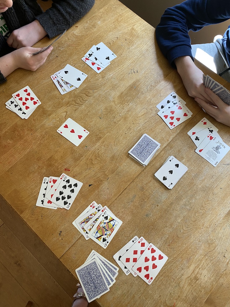 Fun card games for kids: Canasta is a great game to play with a big group! | Photo © Kate Etue for Cool Mom Picks