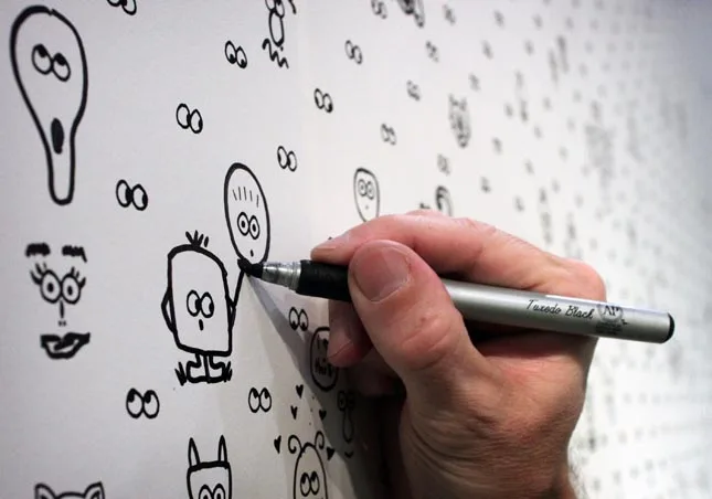 Some walls like to be drawn on.