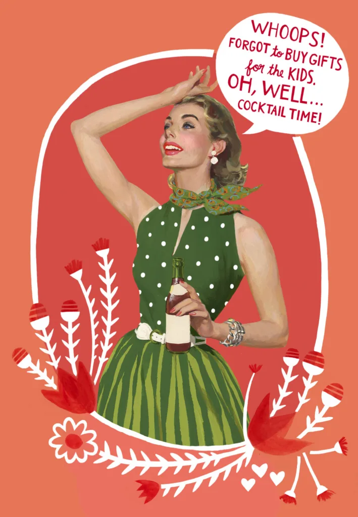 Hallmark cocktail time holiday card | Cool Mom Picks Hallmark cocktail time holiday card | Cool Mom Picks