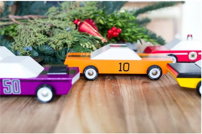 Candylab's wooden toy cars for the holidays
