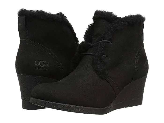 On trend: fur trim booties like these Jayne Shearling Booties from Timberland