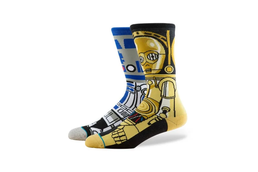 Loving these Star Wars socks by Stance as stocking stuffers for all the Star Wars geeks in our lives.