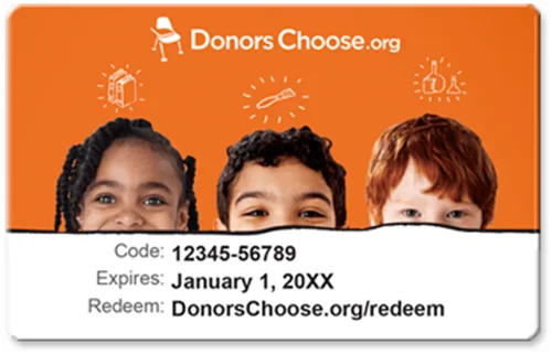 Father's Day gifts $20 or under: A charitable gift in his name to an org like Donor's Choose