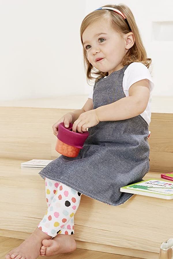 Boon snack cup gets smarter with their Snug Lid for safe snacking