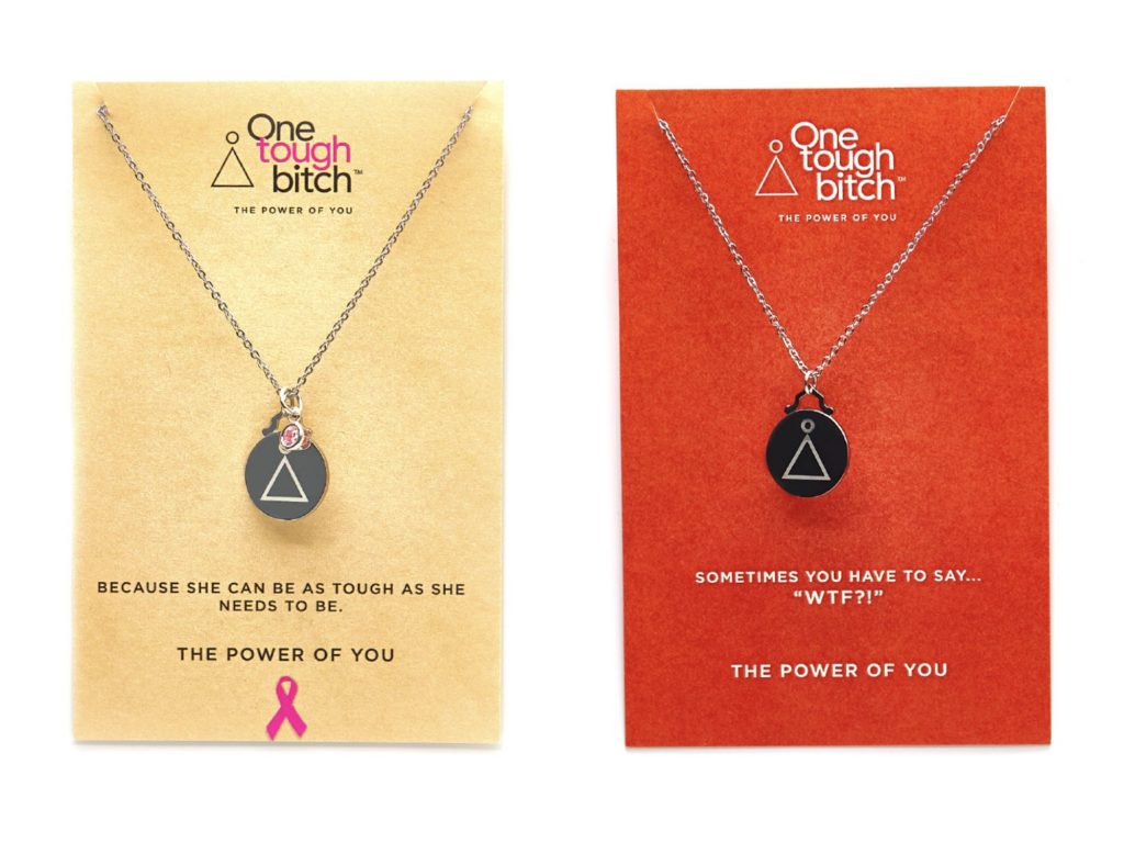 One Tough Bitch: Empowering necklaces that make fantastic gifts for women who need a little boost | Cool Mom Picks