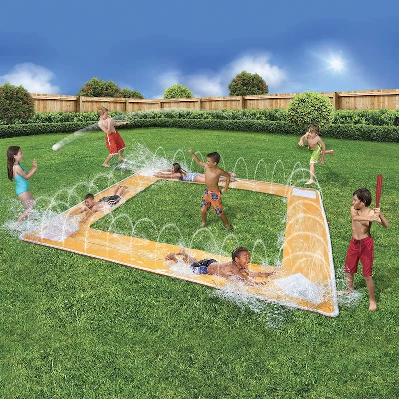 Fun outdoor water toys for kids: A complete water park in your backyard, no crafty skills needed.
