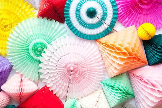 colorful, fun party supplies from the Oh Happy Day party store