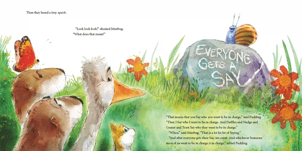 Everyone gets a say: the new picture book about voting by best-selling author and comedy writer Jill Twiss