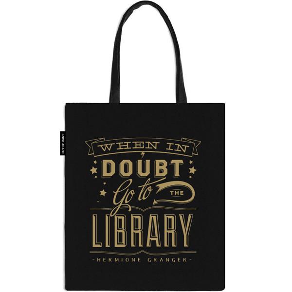 Totes for book nerds: When in Doubt Tote | The Literary Gift Company
