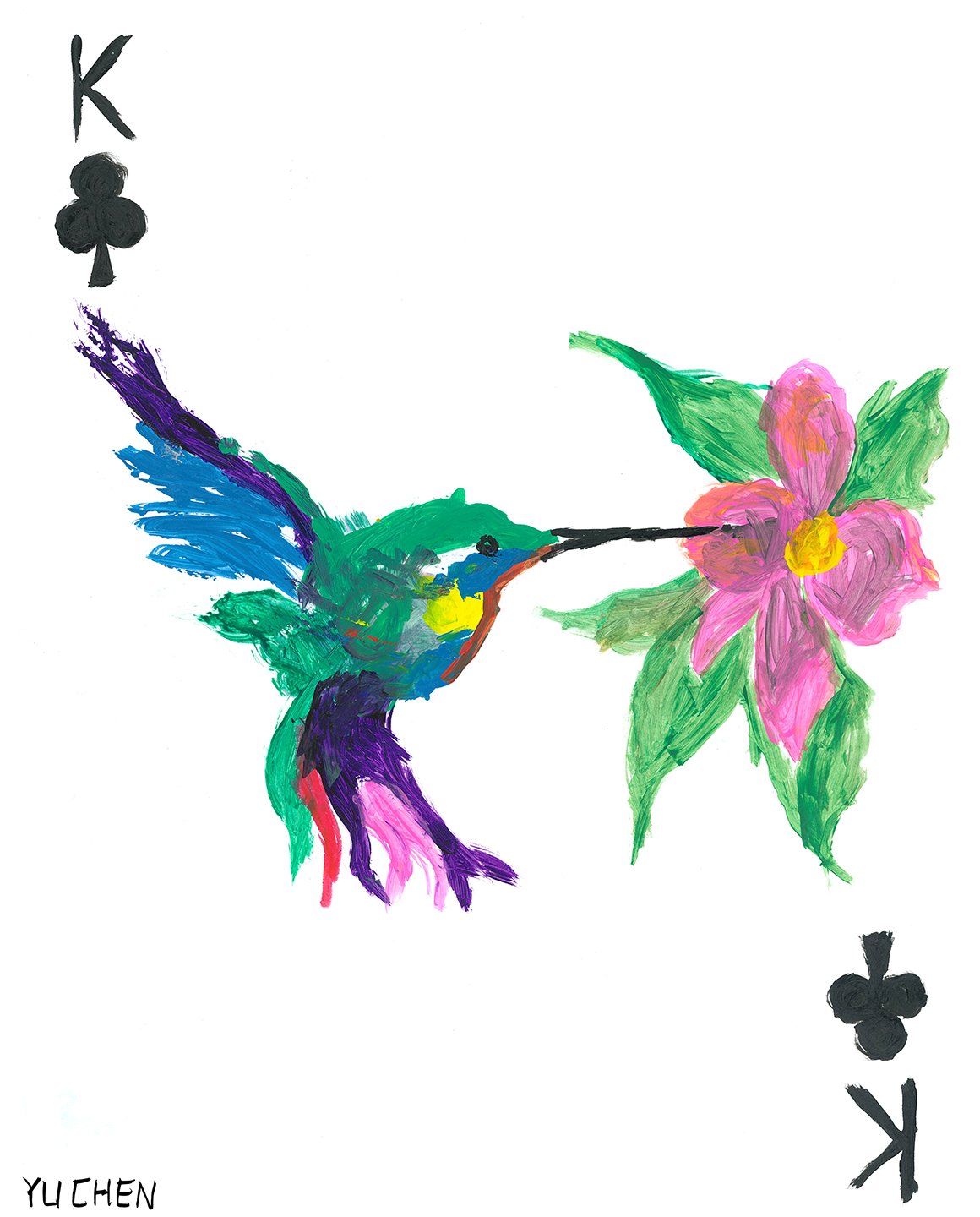 Art by Yu Chen for the Alivia clothing line created by adults with autism