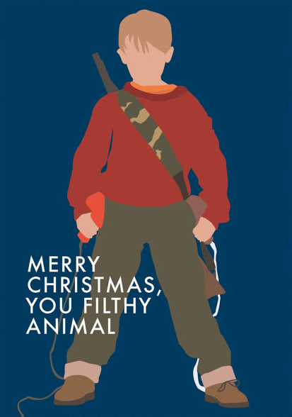 Movie-inspired holiday cards HOME ALONE
