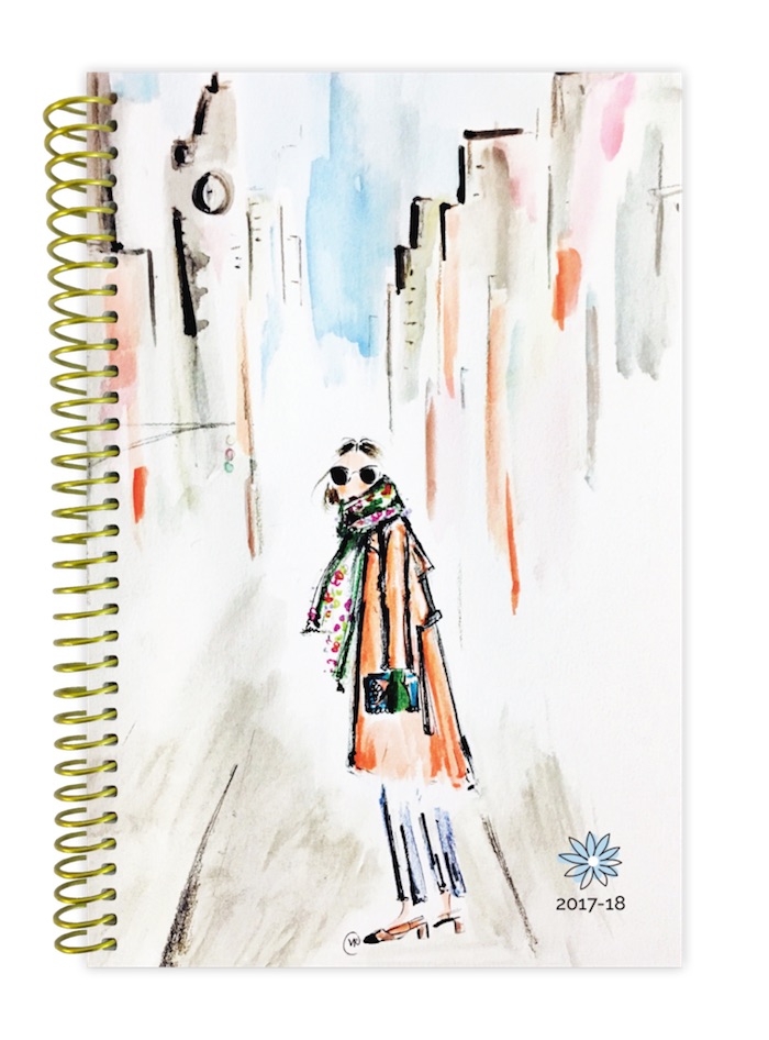 Pretty 2017-18 school year planners: City Dreams Planner by Bloom