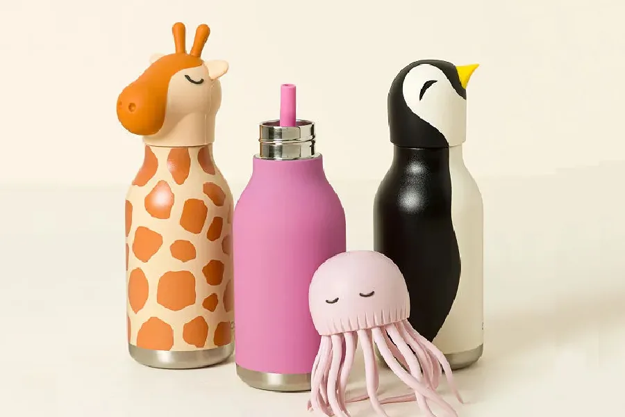 Animal Friends Kids Water Bottles: So cool for back to school