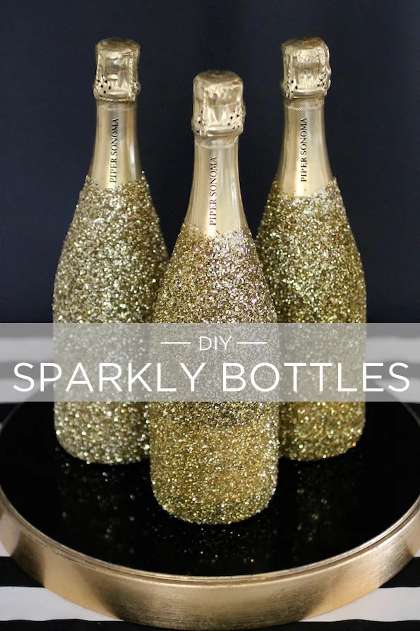 New Year's Party Printables and DIY - bubbly bar poster