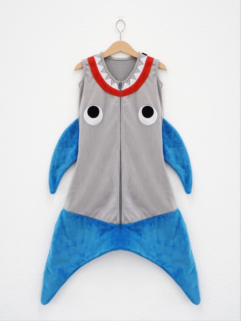 New Blankie Tails sleep sacks for babies look like sharks and mermaid tails