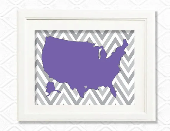 The purple map