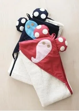 Hooded animal towels, and they aren't even scary!