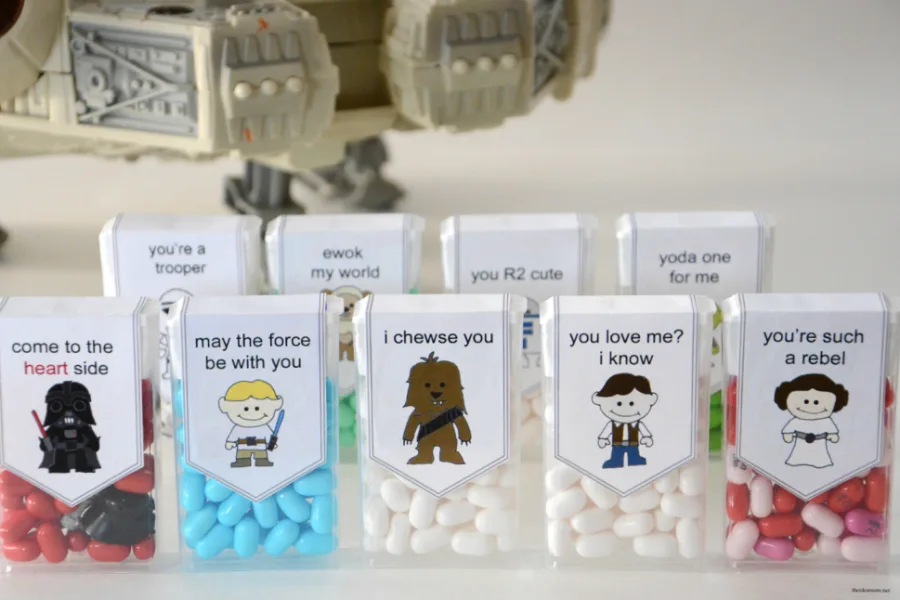 Valentine's Day cards for boys: These Star Wars printables from The Idea Room have the right idea.