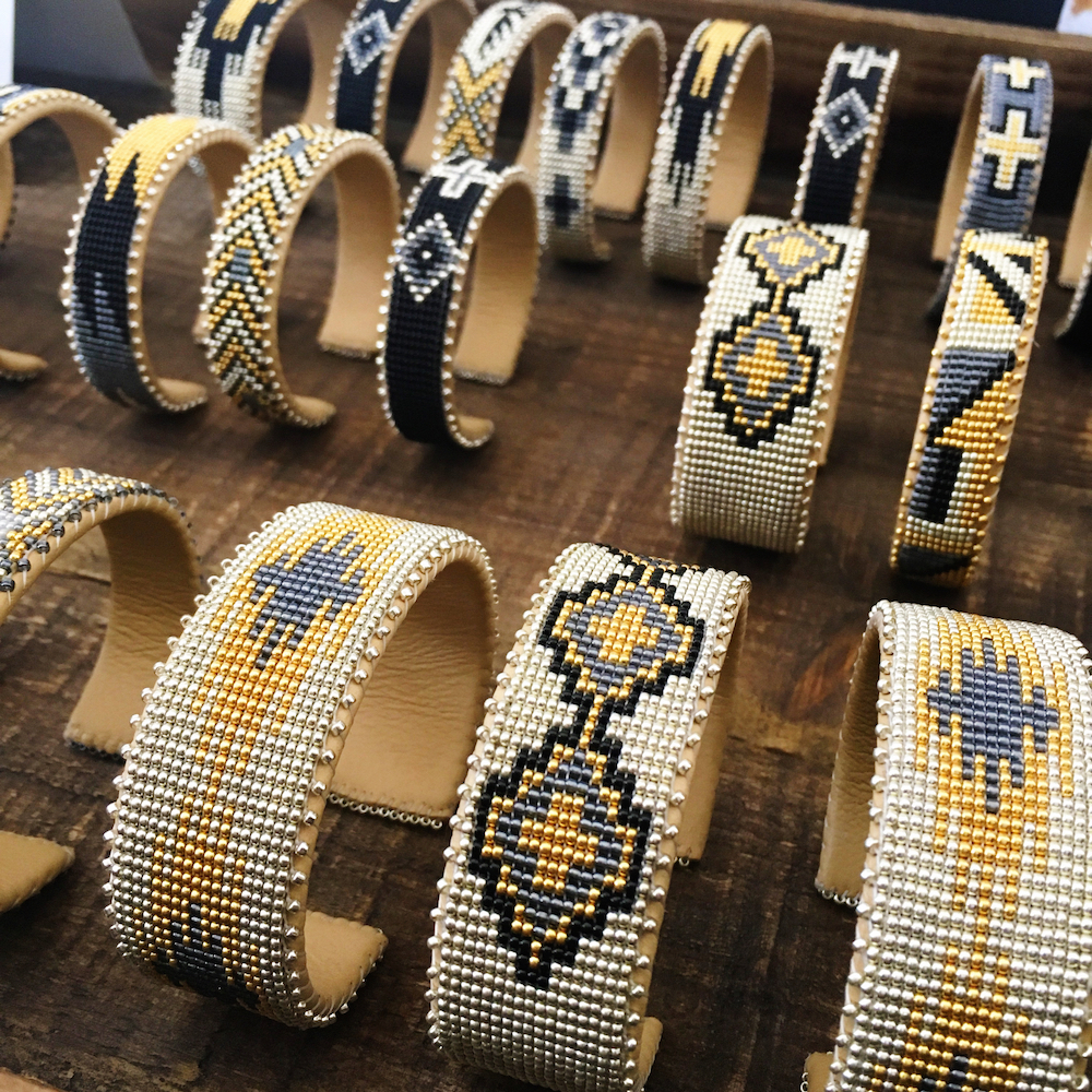 The stunning Native American bracelets from Etkie: Made by Navajo artisans to preserve the craft and provide a living wage