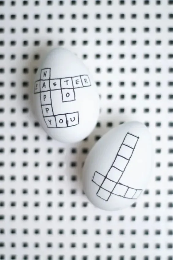 Thumbprint animal Easter eggs using paint and Sharpies