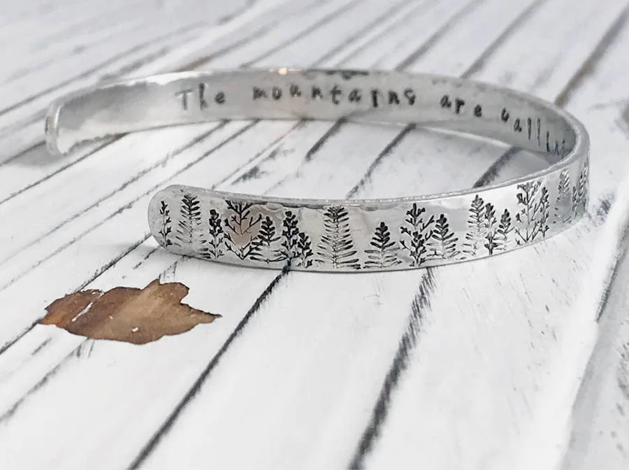 Mood-boosting jewelry: Mountains are calling by Live Inspired Designs