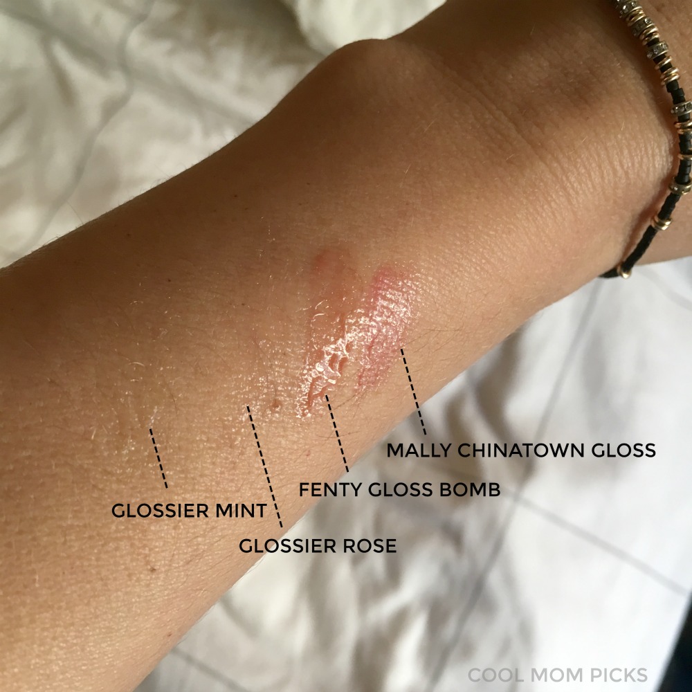 Gloss Comparisons: Glossier v Fenty Beauty v Mally Beauty | more details at mompicksprod.wpengine.com
