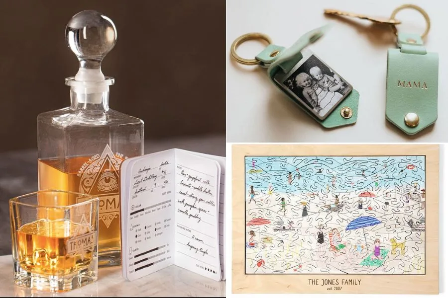 Our favorite personalized gifts include the serving boards from Words with Boards