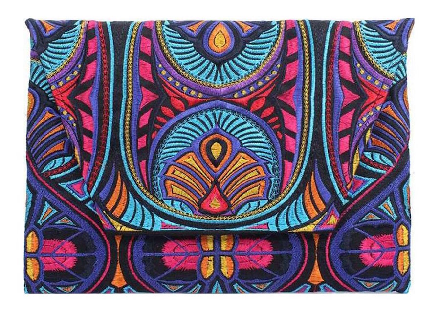 Shop for Good Sunday: Embroidered Hmong Thailand Clutch Bag