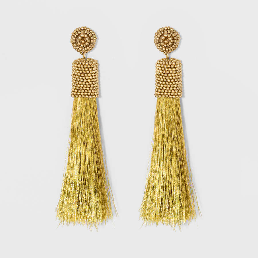 SUGARFIX by BaubleBar at Target: Gold Tassel Drop Earrings 
